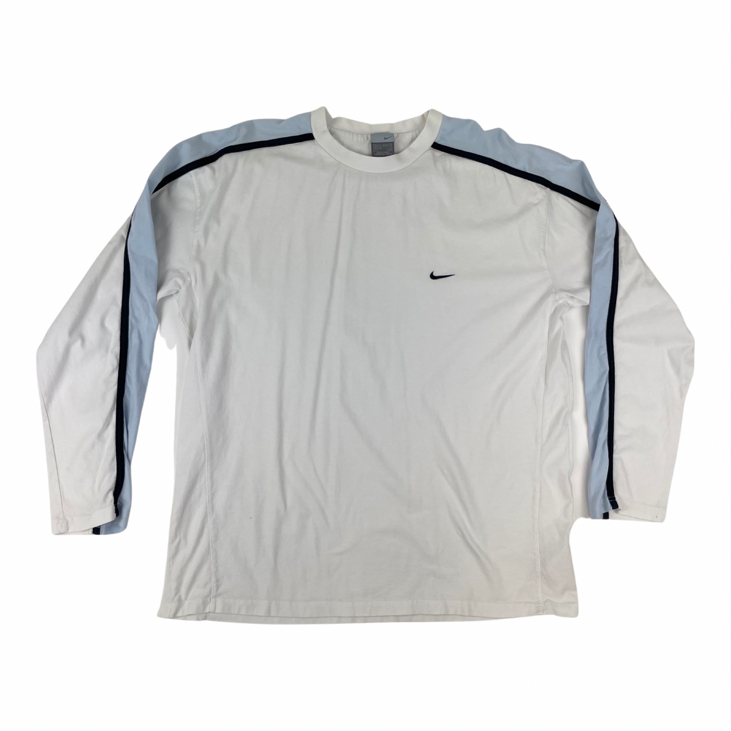 Vintage Y2K Nike White Long Sleeve Top XXL