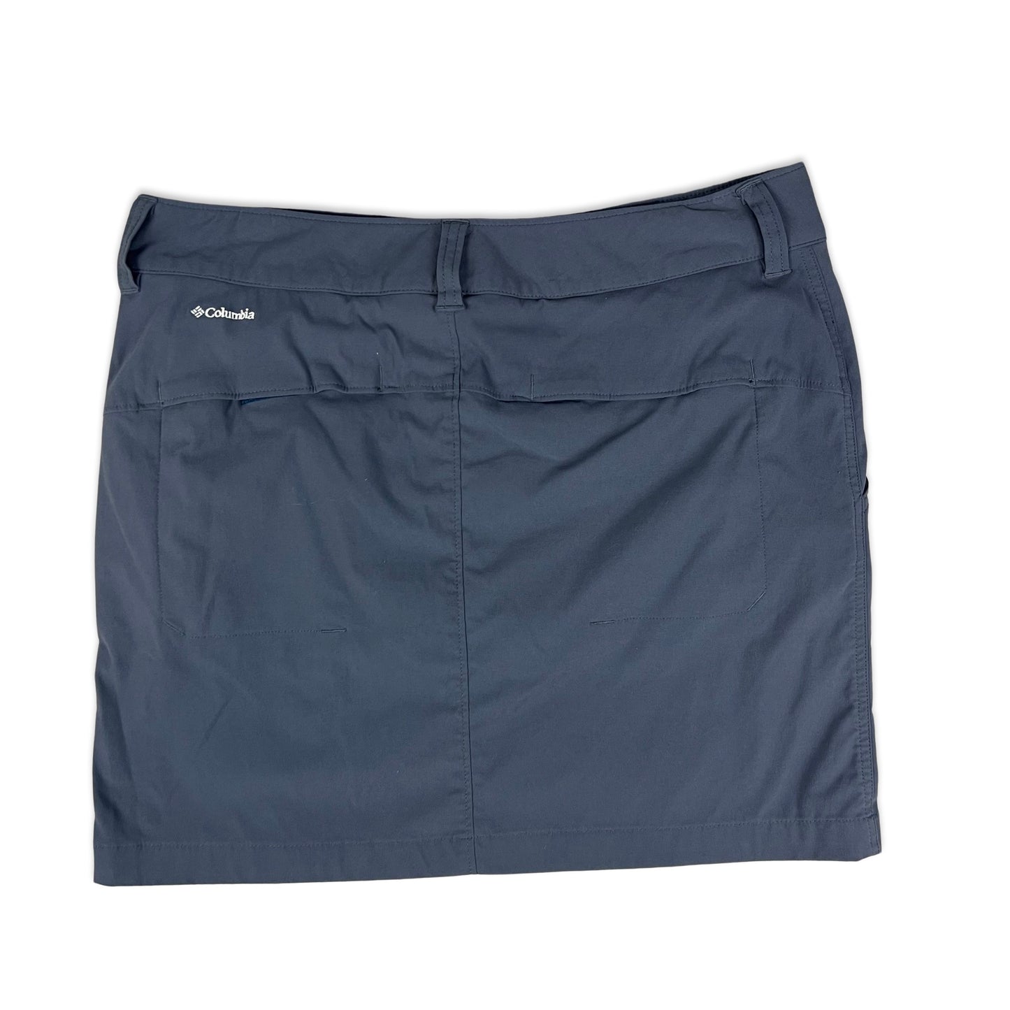 00s Grey Blue Columbia Tech Skirt 10 12 14
