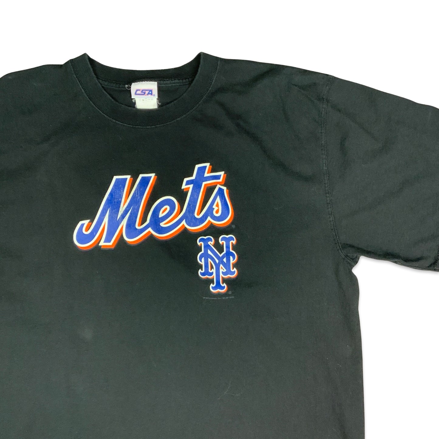 New York Mets Black Tee L XL