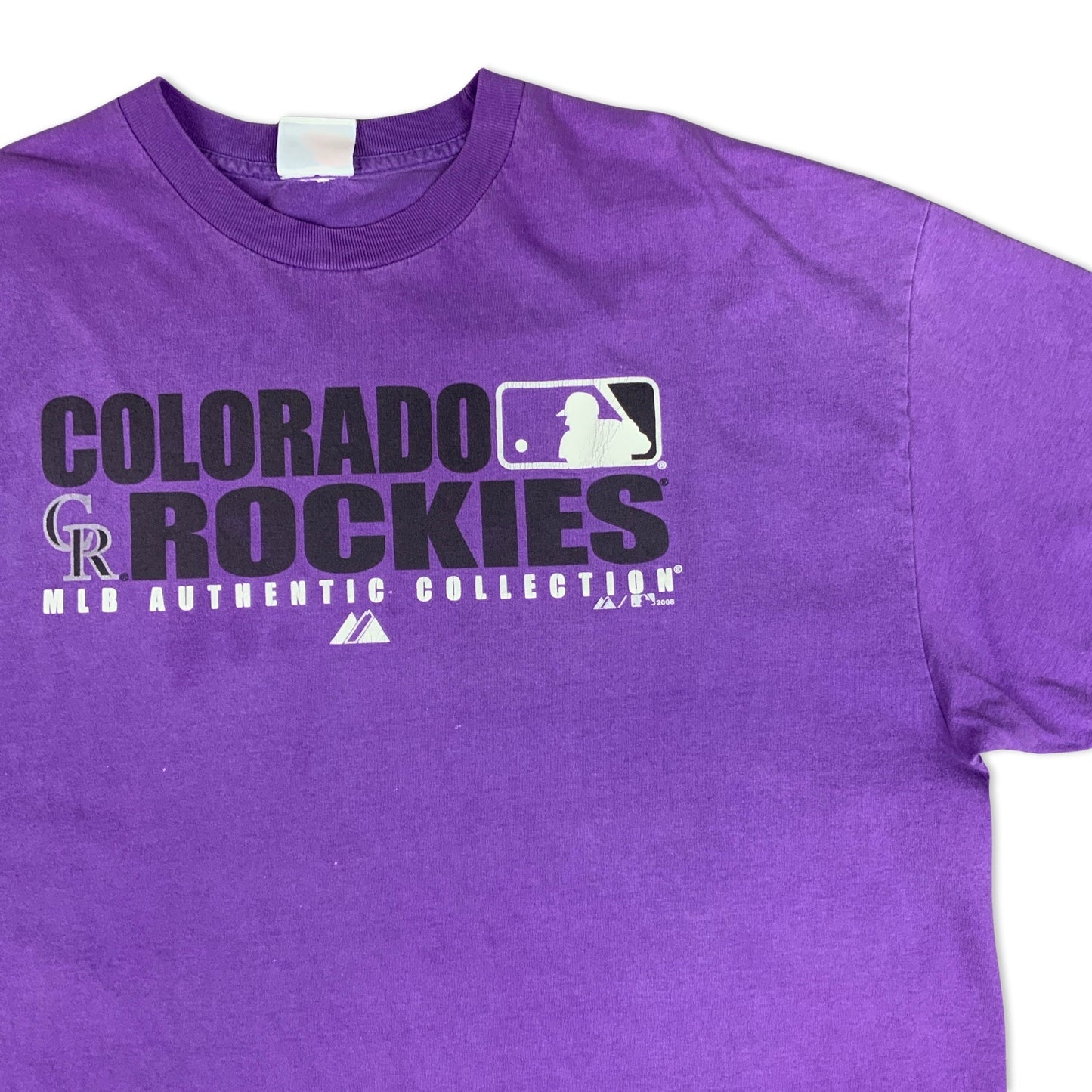 Colorado Rockies Baseball Team Purple Tee XL XXL