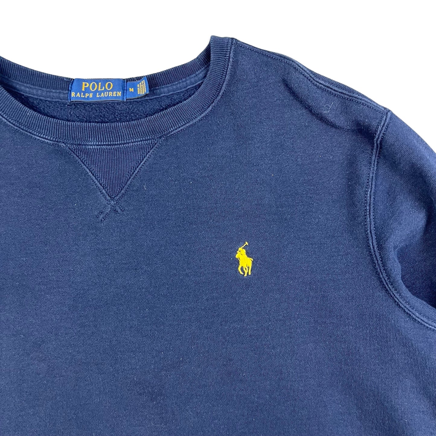 00s Vintage Navy Ralph Lauren Sweatshirt M L