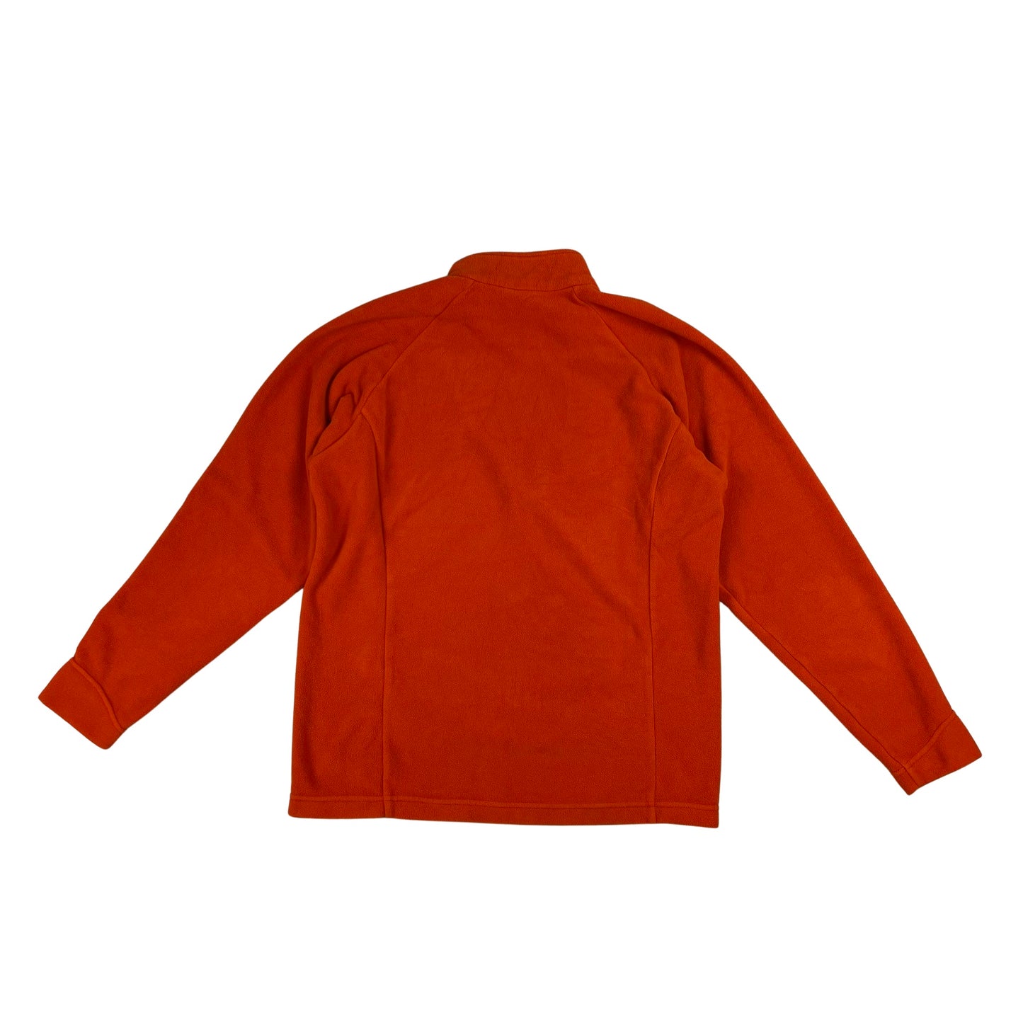 Vintage Montbell Quarter Zip Fleece Pullover Orange S M