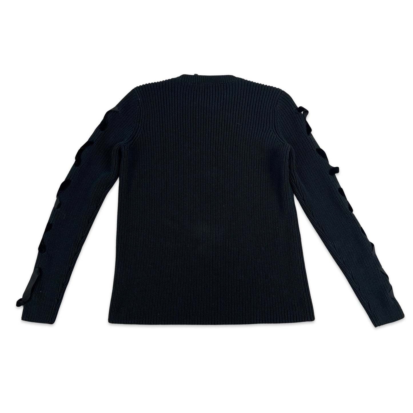 Vintage Ralph Lauren Knit Jumper Black 10 12