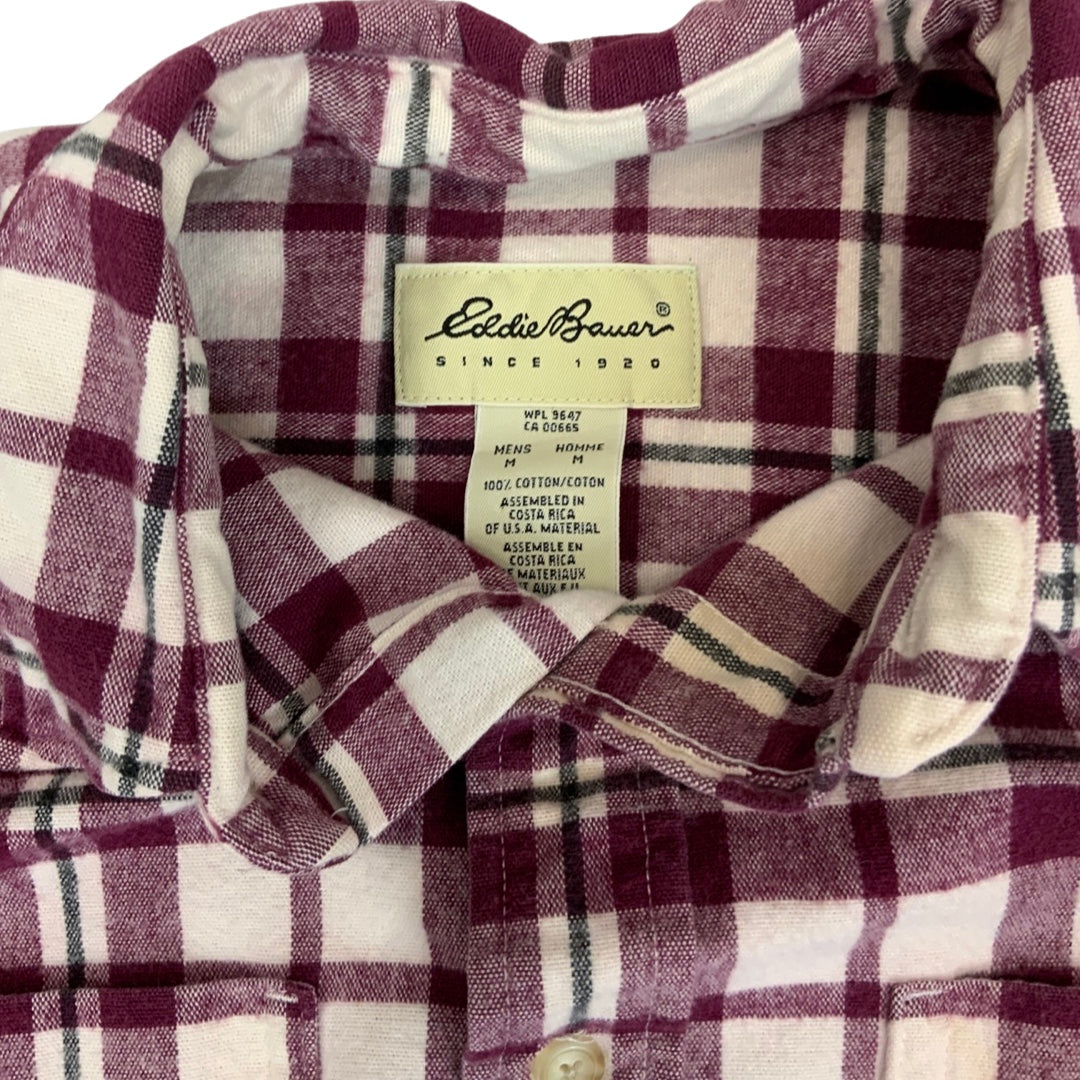 Vintage USA Imported Eddie Bauer Plaid Flannel Shirt XL