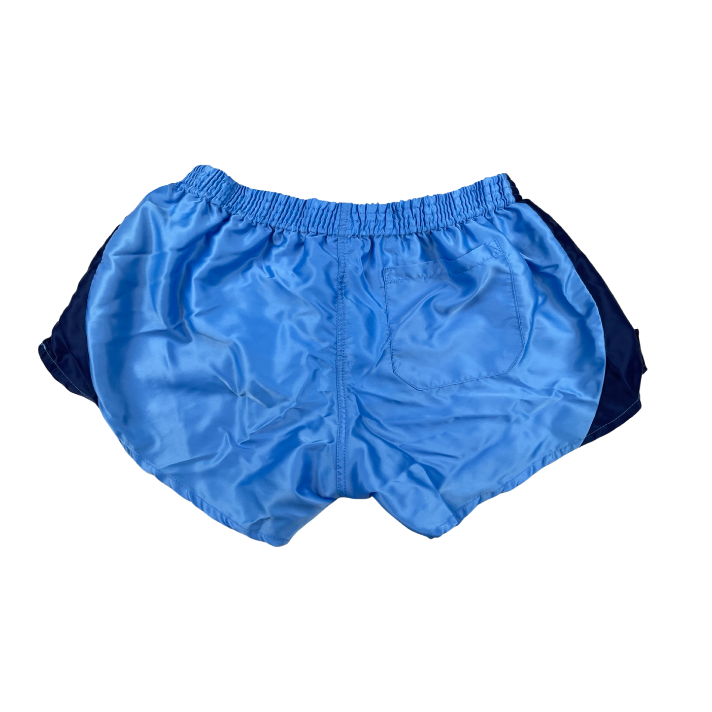 Vintage 80s 90s Puma Blue Nylon Mini Shorts S