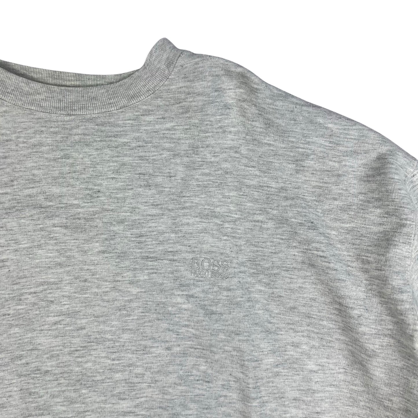 Vintage Grey Hugo Boss Sweatshirt XL 2XL 3XL