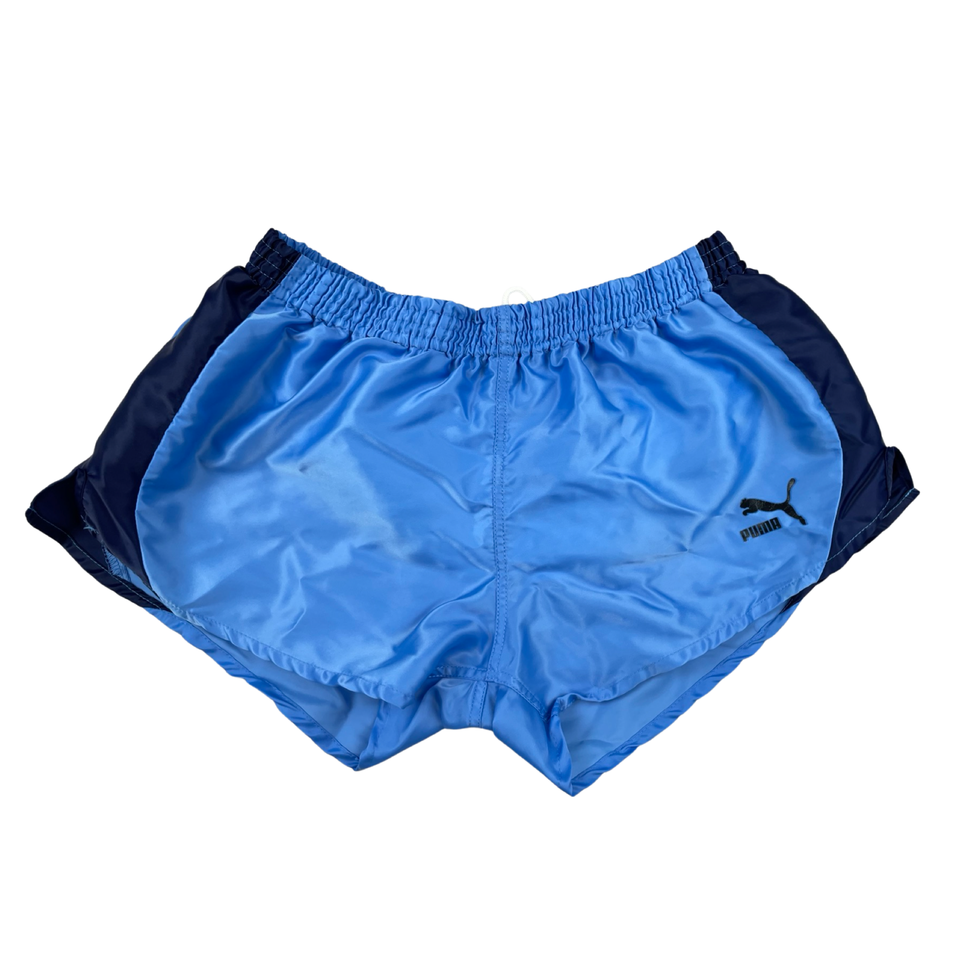 Vintage 80s 90s Puma Blue Nylon Mini Shorts S – Worth The Weight Vintage