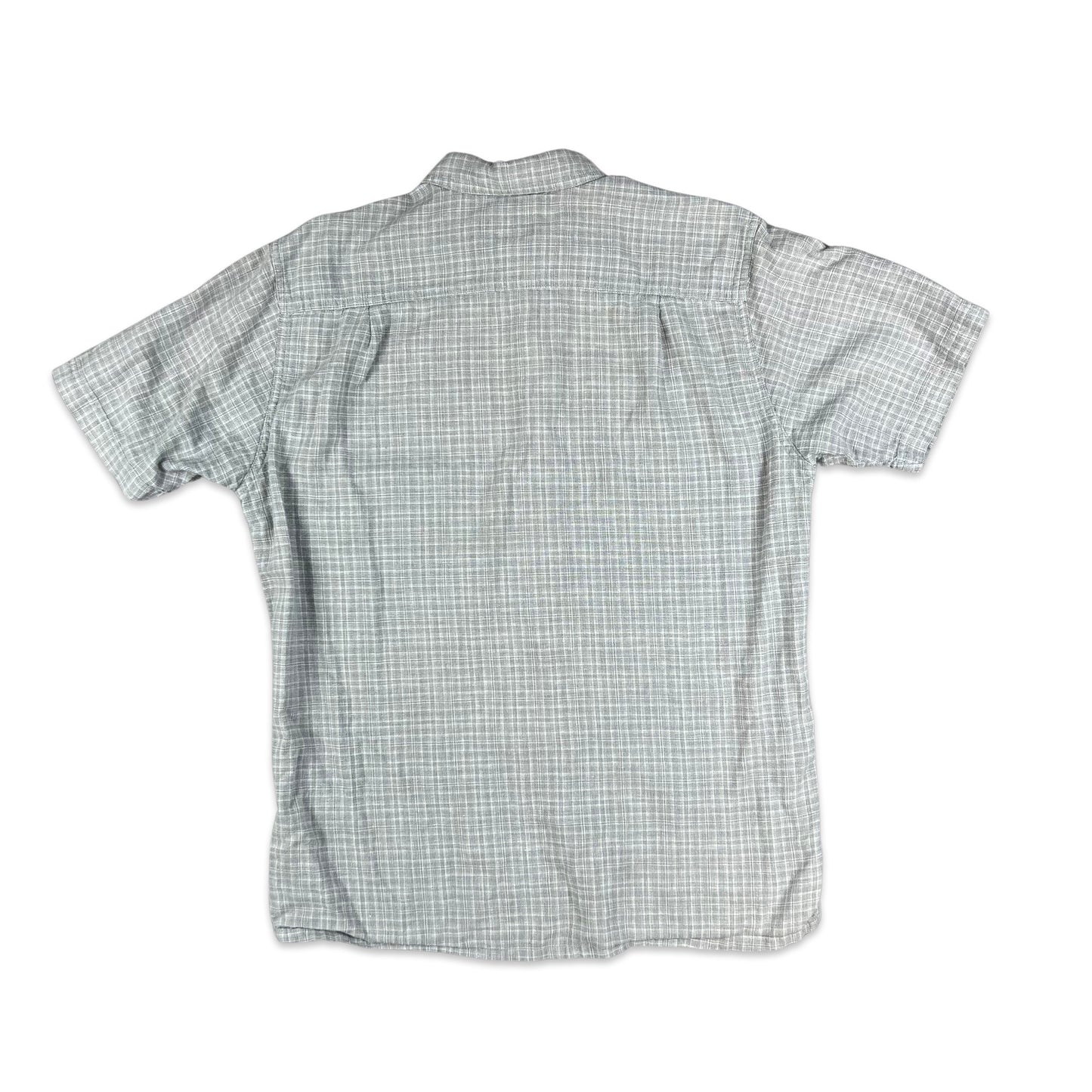00s Grey Patagonia Check Shirt S M
