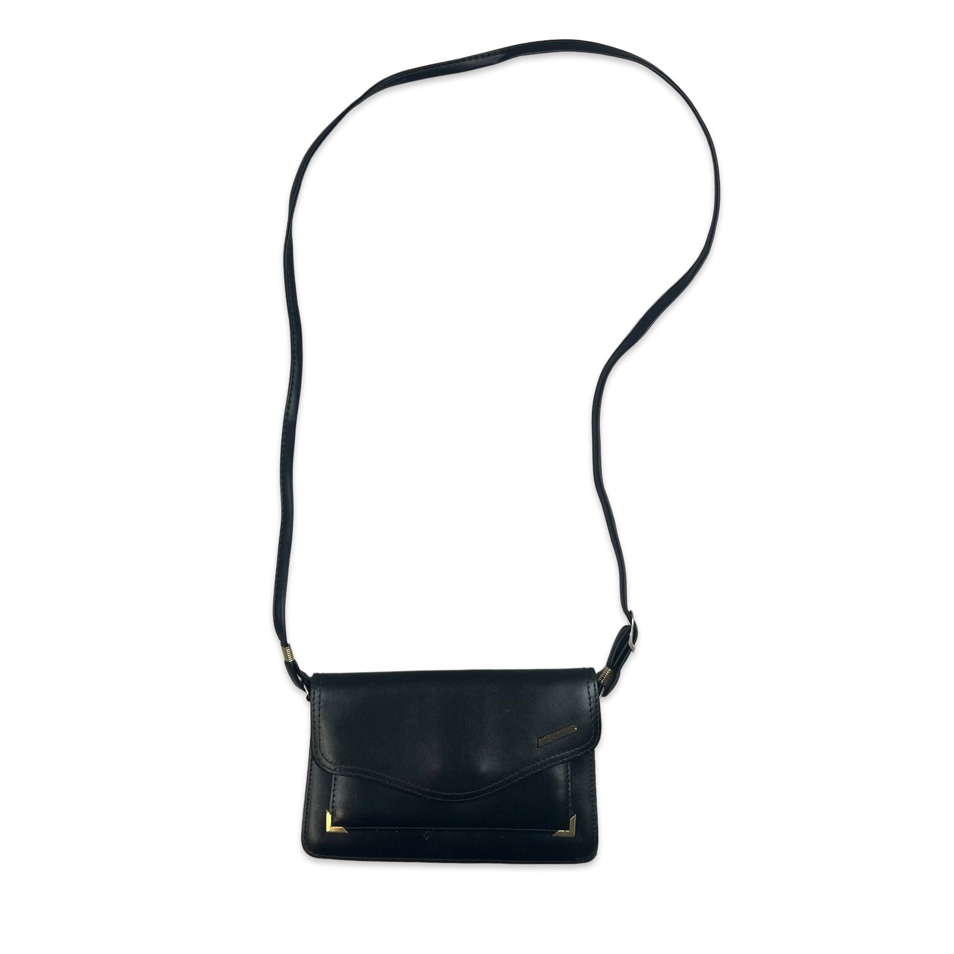 Vintage 80s Black Gold Crossbody Handbag – Worth The Weight