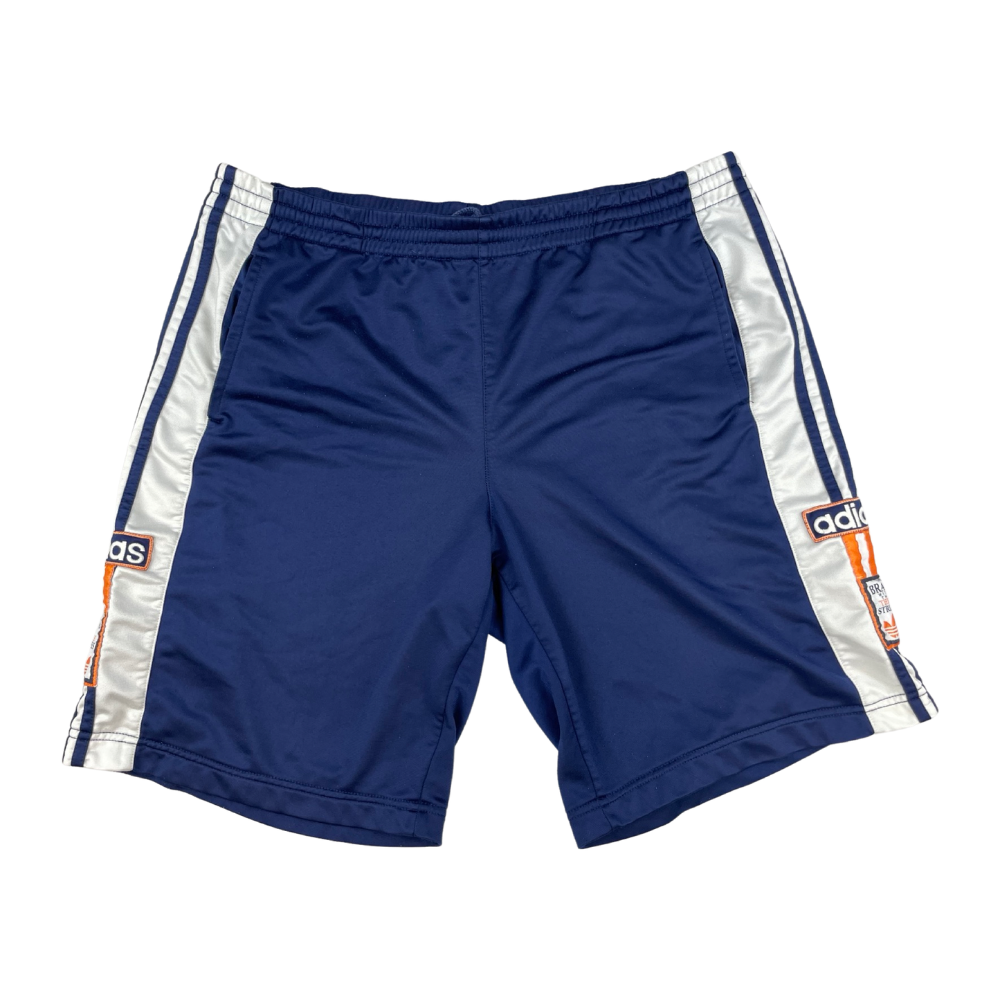 Vintage 90s Adidas Navy Orange Shorts XXL