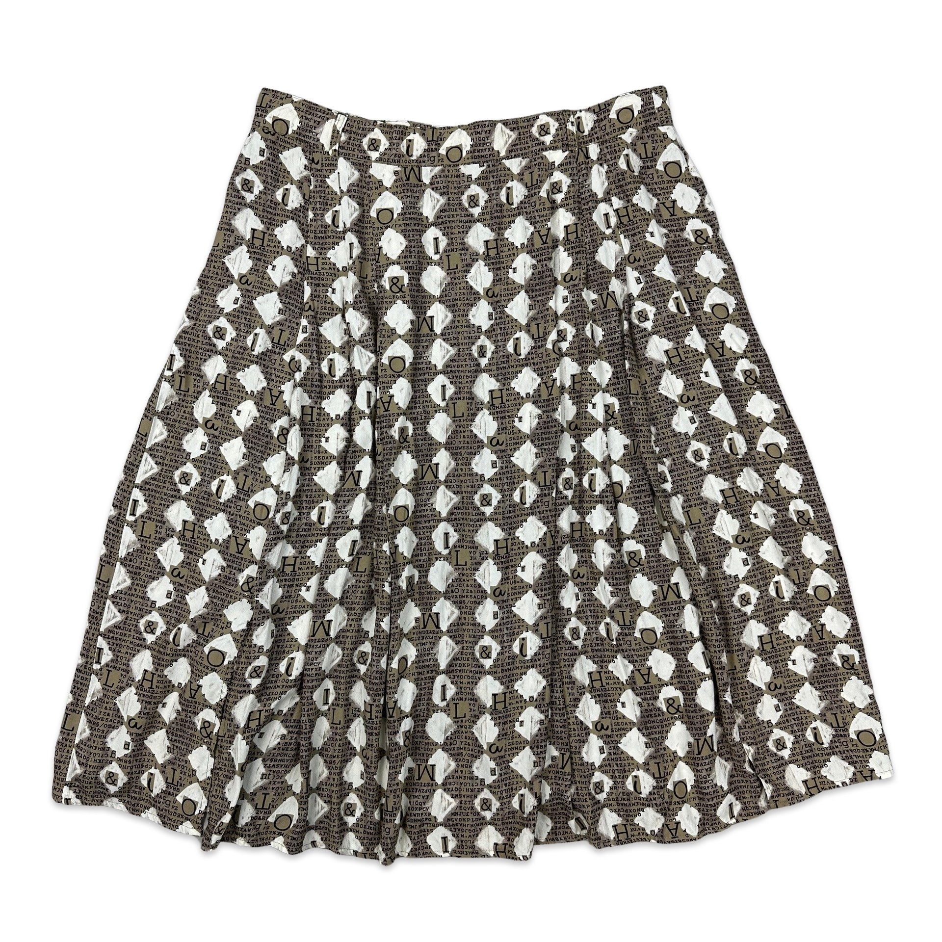 90s midi outlet skirt pattern