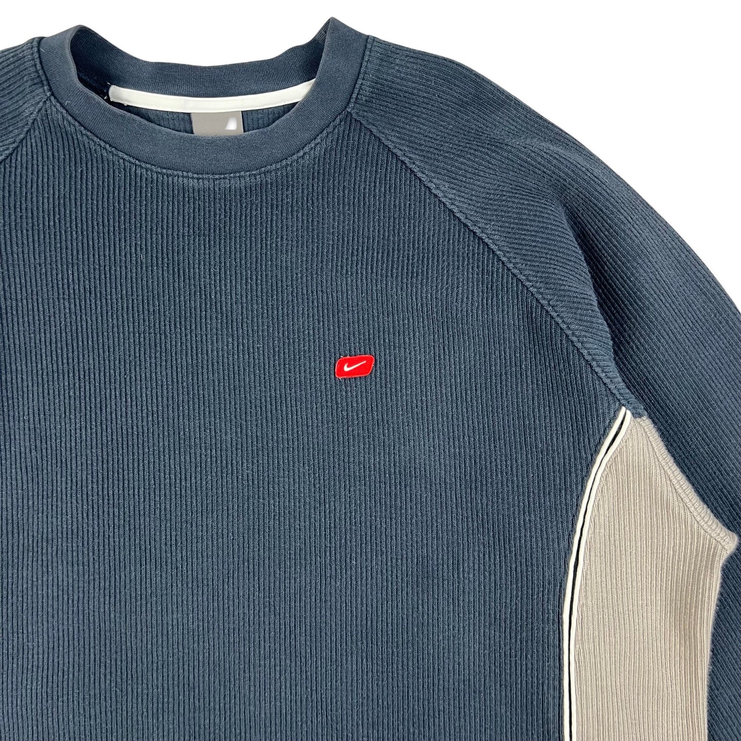 Vintage 00s Navy Grey Nike Sweatshirt L XL 2XL