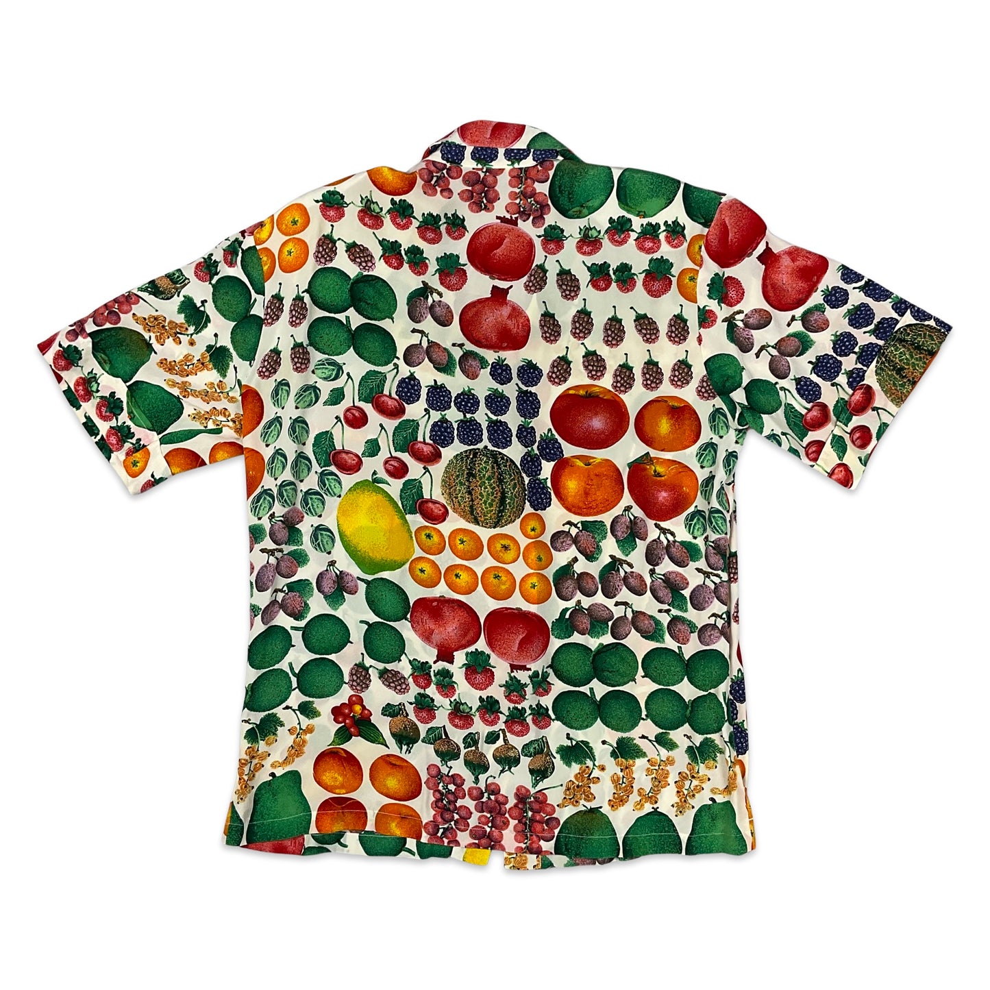 90s Vintage Fruit Patterned Blouse  10 12