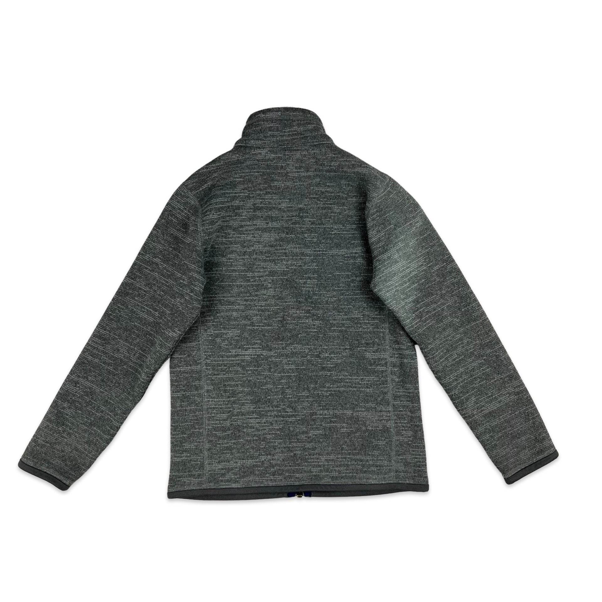 Vintage Zip Through Patagonia Fleece Grey 6 8 10