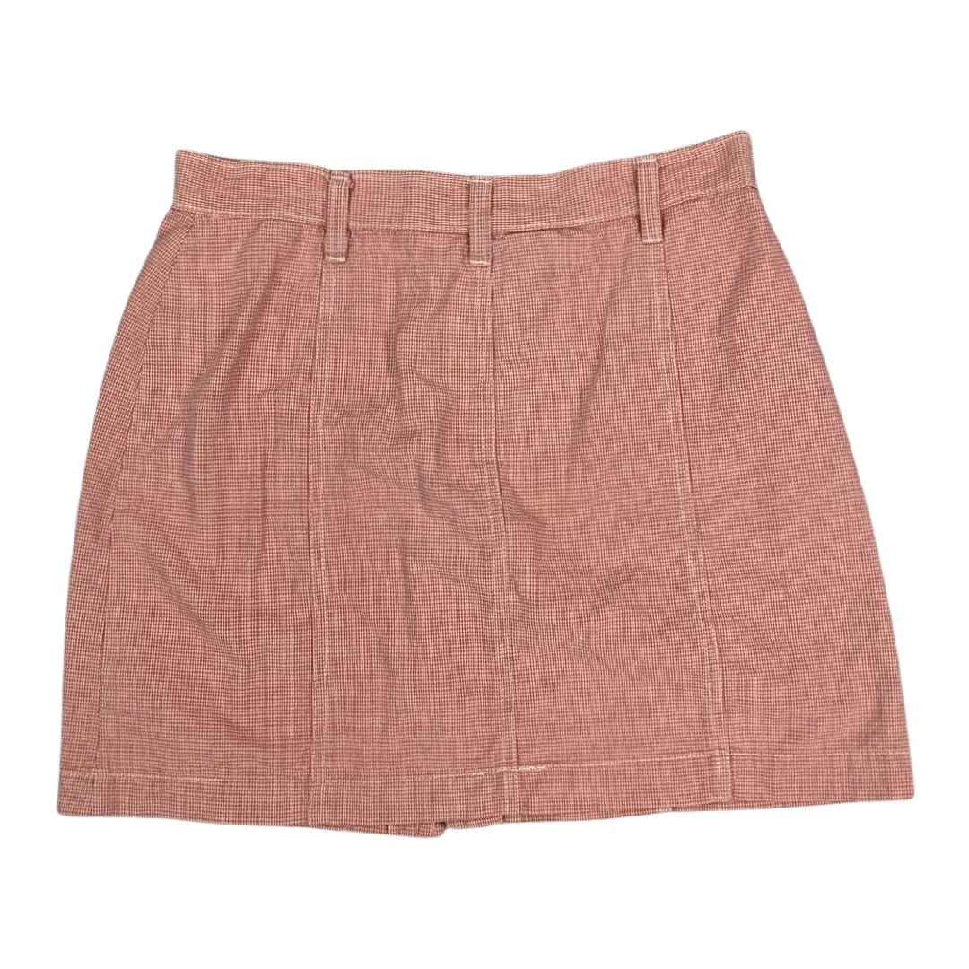 Vintage Y2K Calvin Klein Gingham Denim Mini Skirt 10