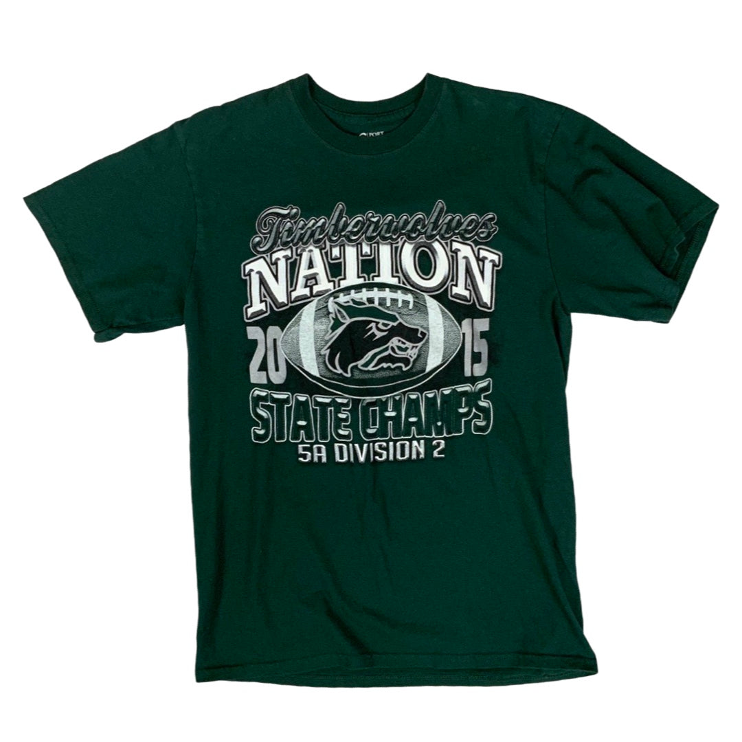 Vintage USA Timberwolves T-Shirt Green S M