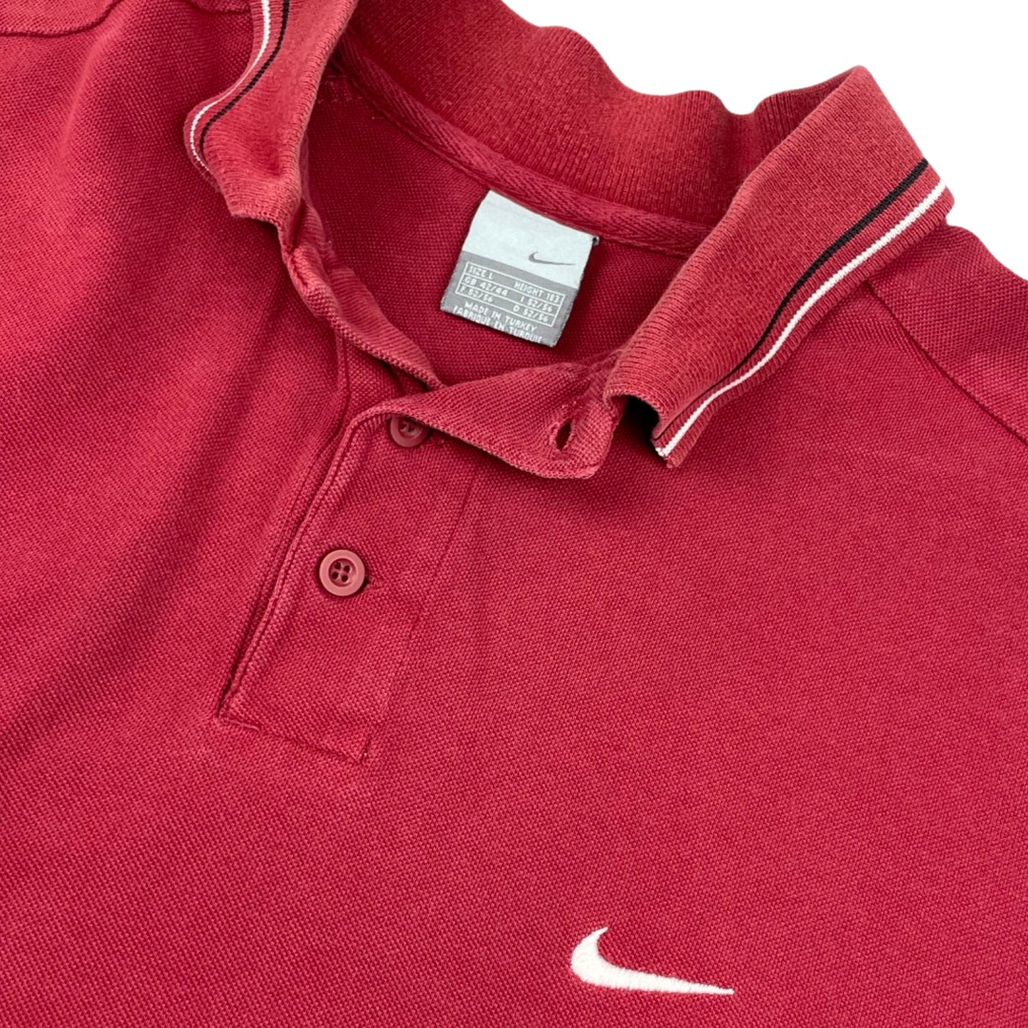 Vintage 00s Nike Red Polo Shirt L