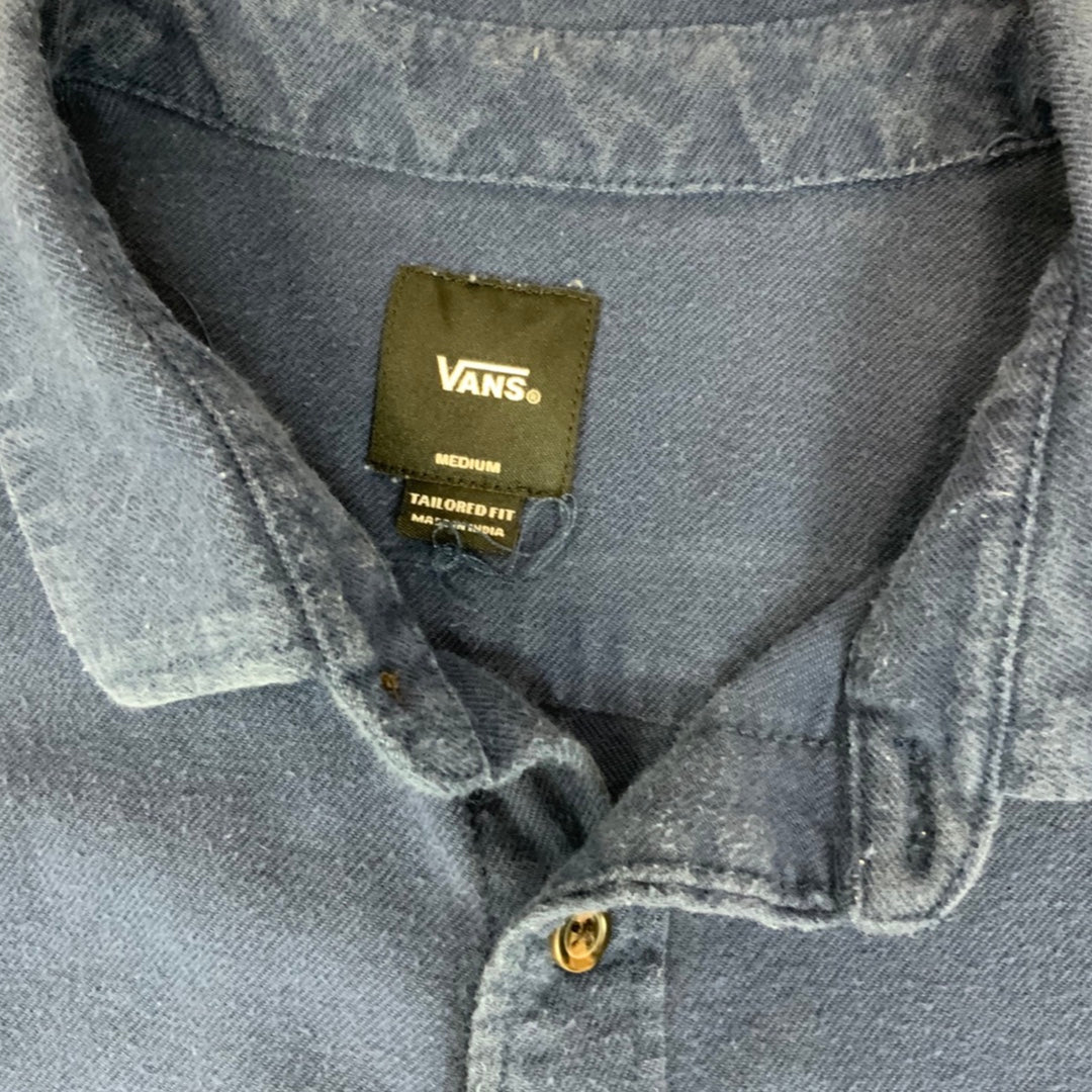 Vans hot sale blue flannel