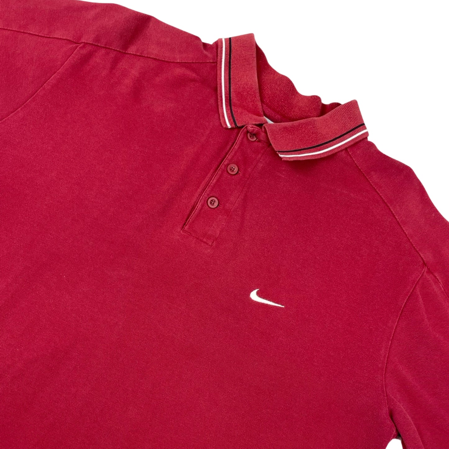Vintage 00s Nike Red Polo Shirt L