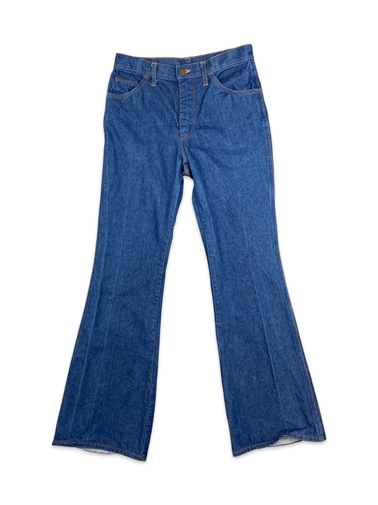 Vintage 90's Does 70's Blue Jean Blues Denim Flare Pant – Boogie Child
