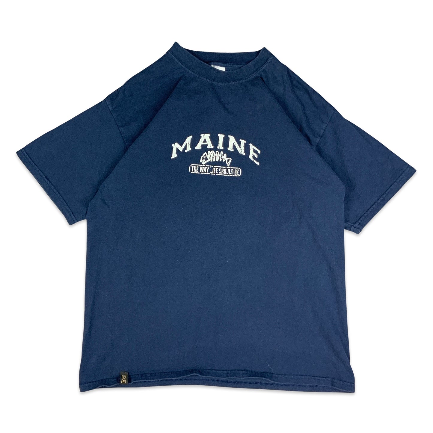 Maine Navy Tourist Tee S M