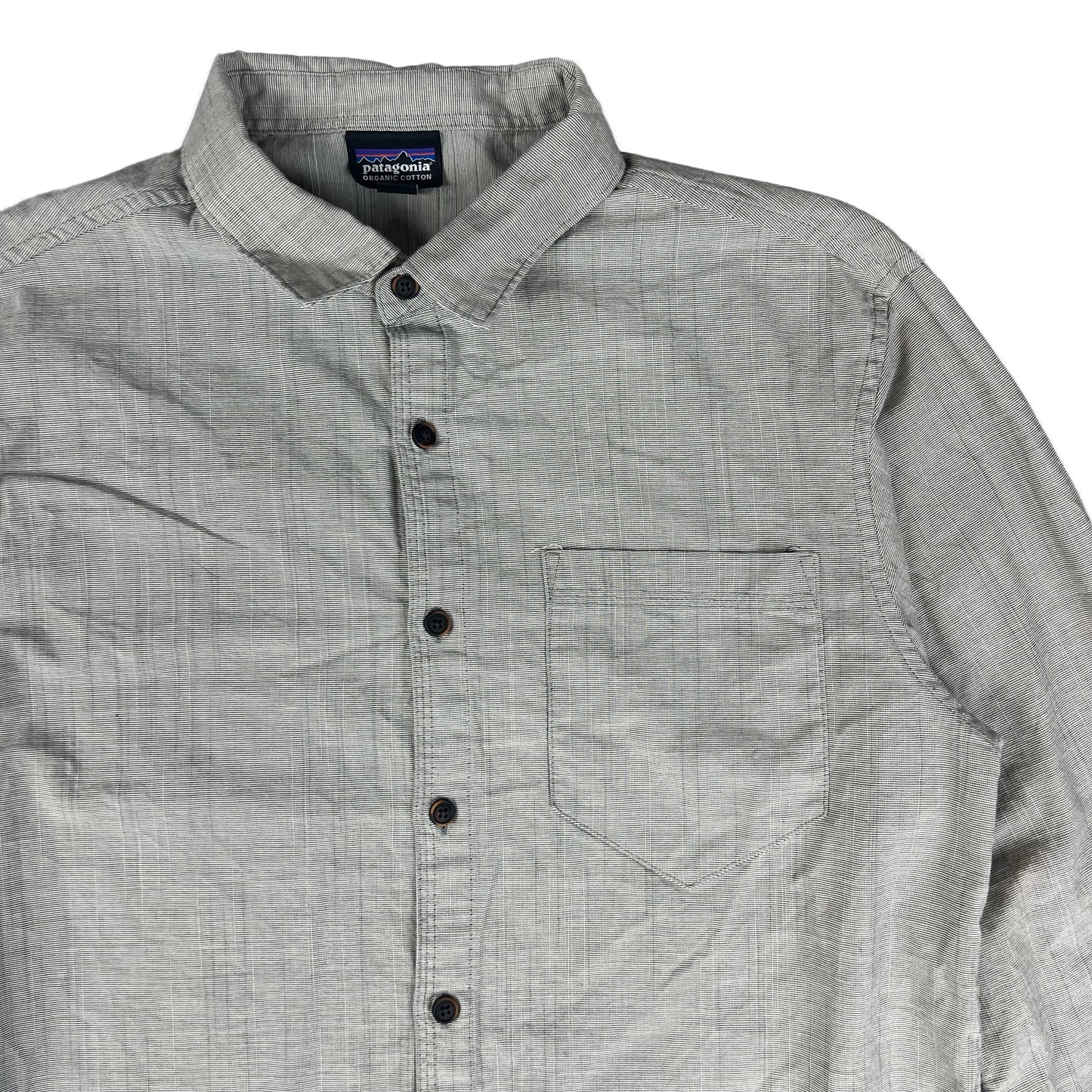 00s Patagonia Grey Check Shirt S M