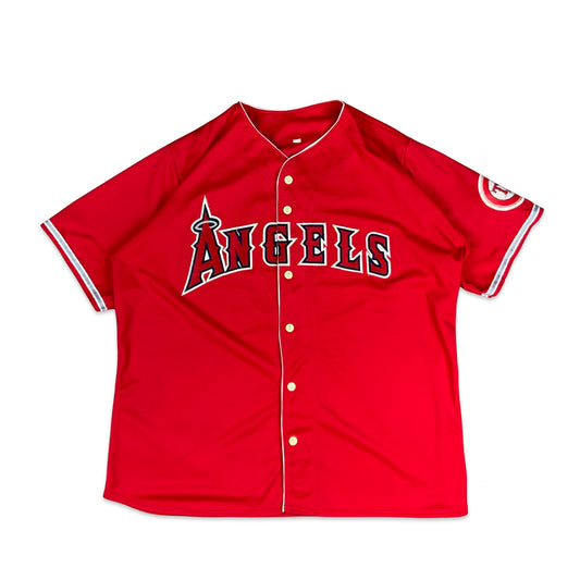 Los Angeles Angels Red Baseball Jersey XXL 3XL