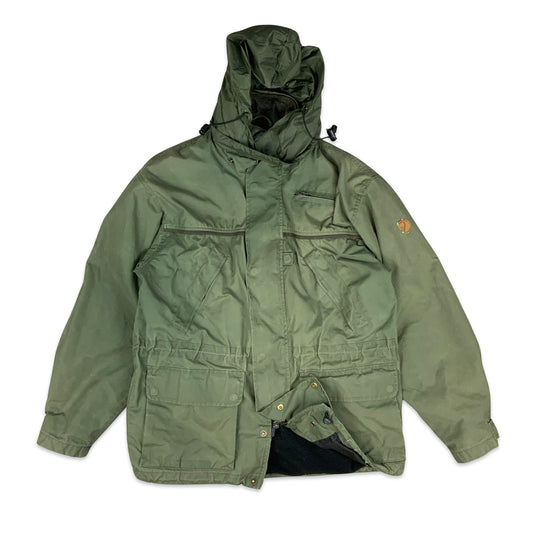 Vintage Green Fjallraven Outdoor Jacket M L XL