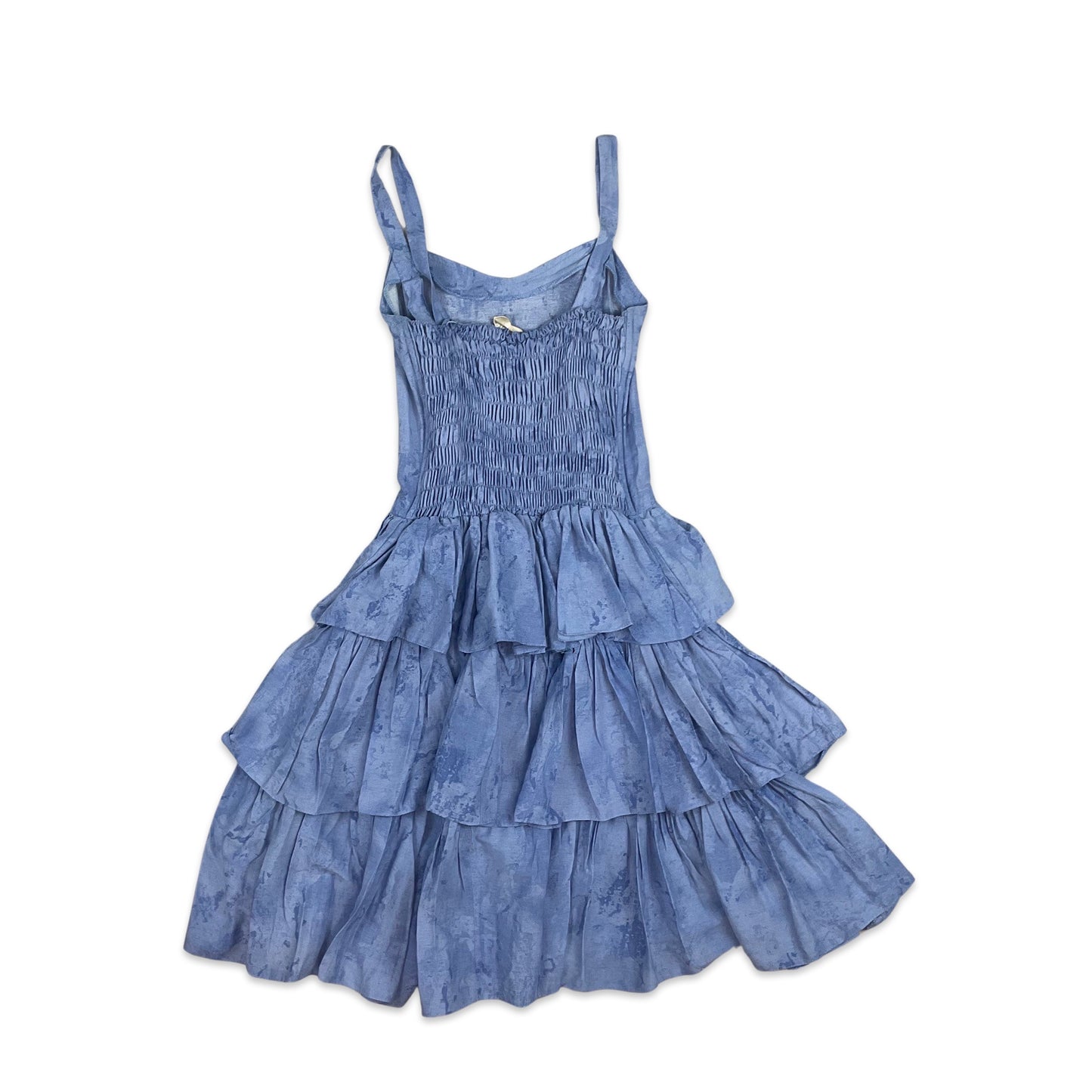 Vintage 80s Blue Party Dress 4