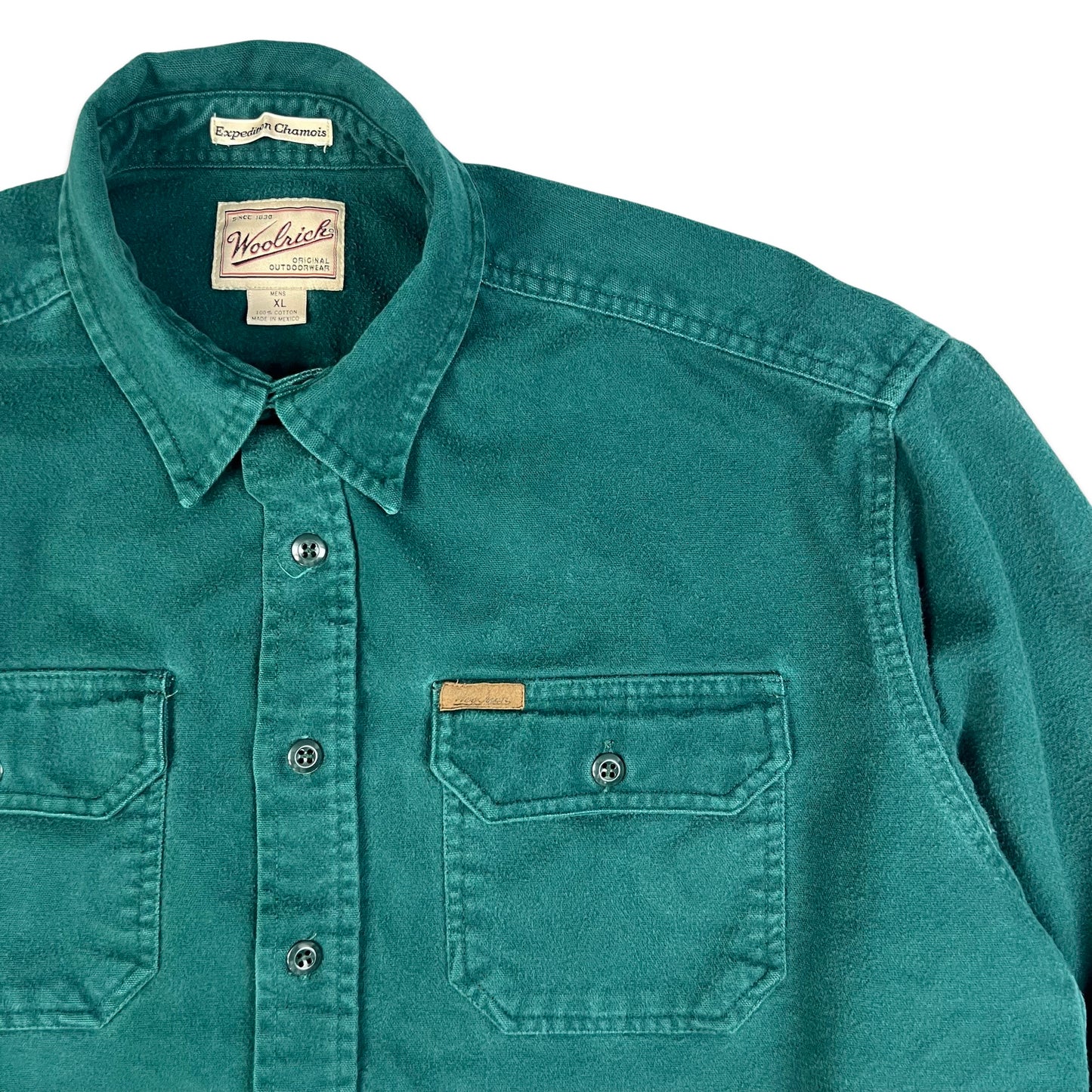 Woolrich Heavyweight Shirt Green XL 2XL