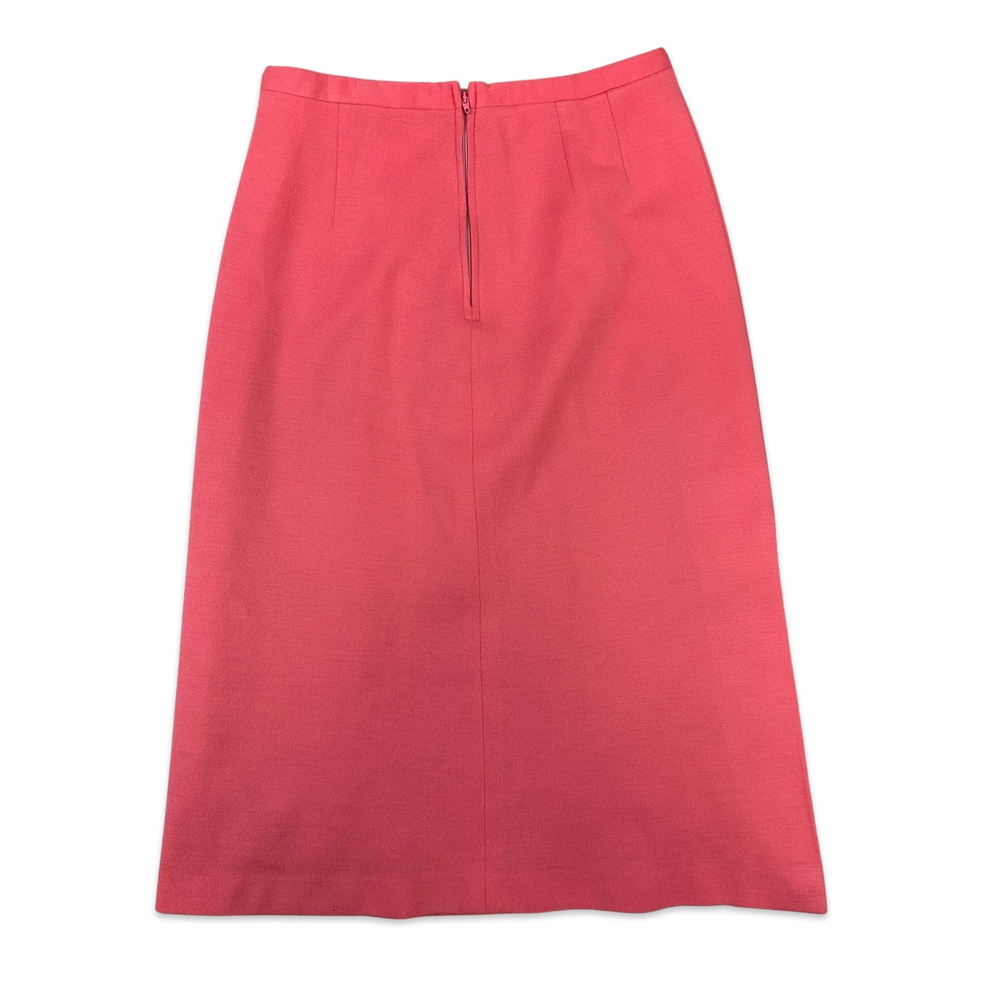 70s Vintage Pink A-Line Skirt 10