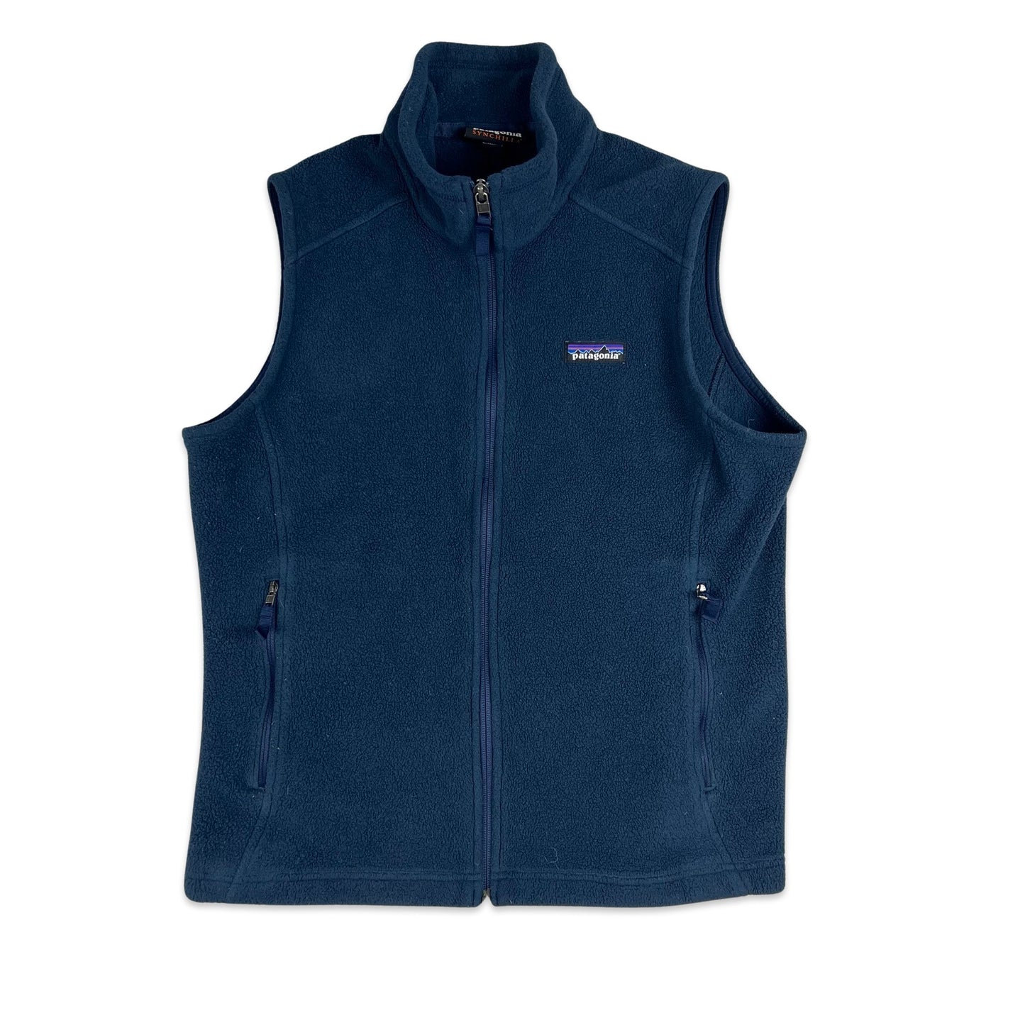 Vintage Patagonia Synchilla Fleece Gilet Blue S M