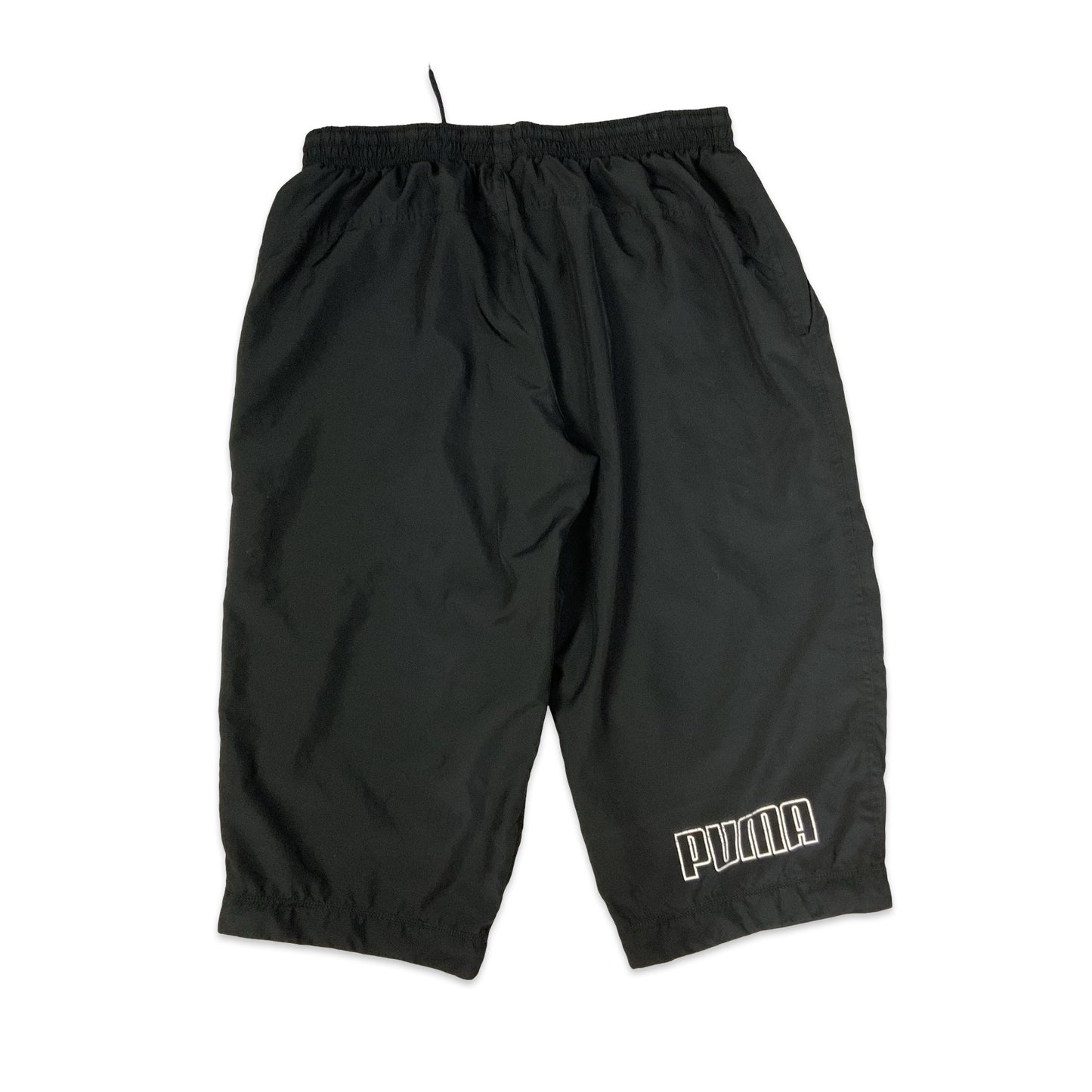 Puma Black 3/4 Length Shorts M L