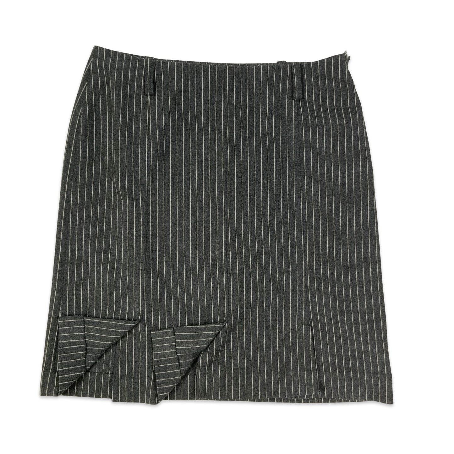 Marella Pinstripe Pencil Skirt 10