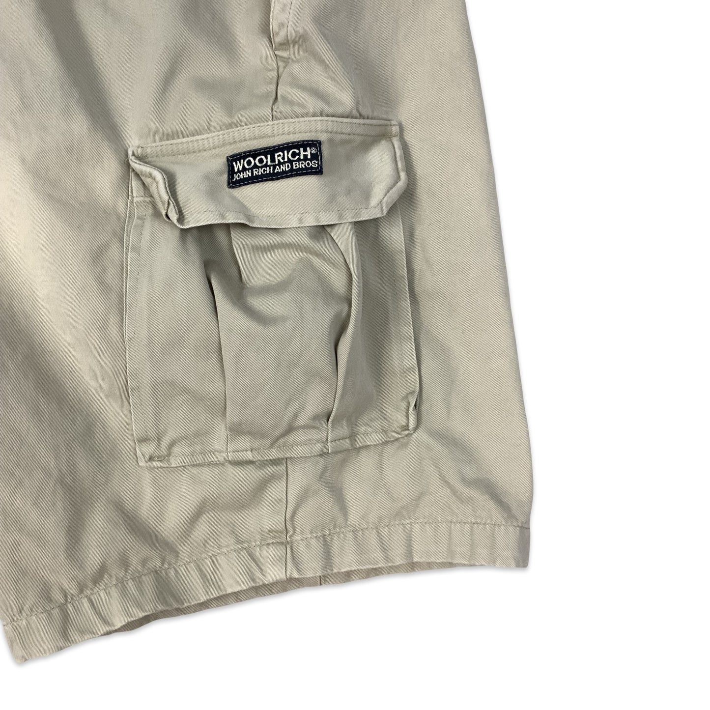 Woolrich Beige Cargo Shorts 35W