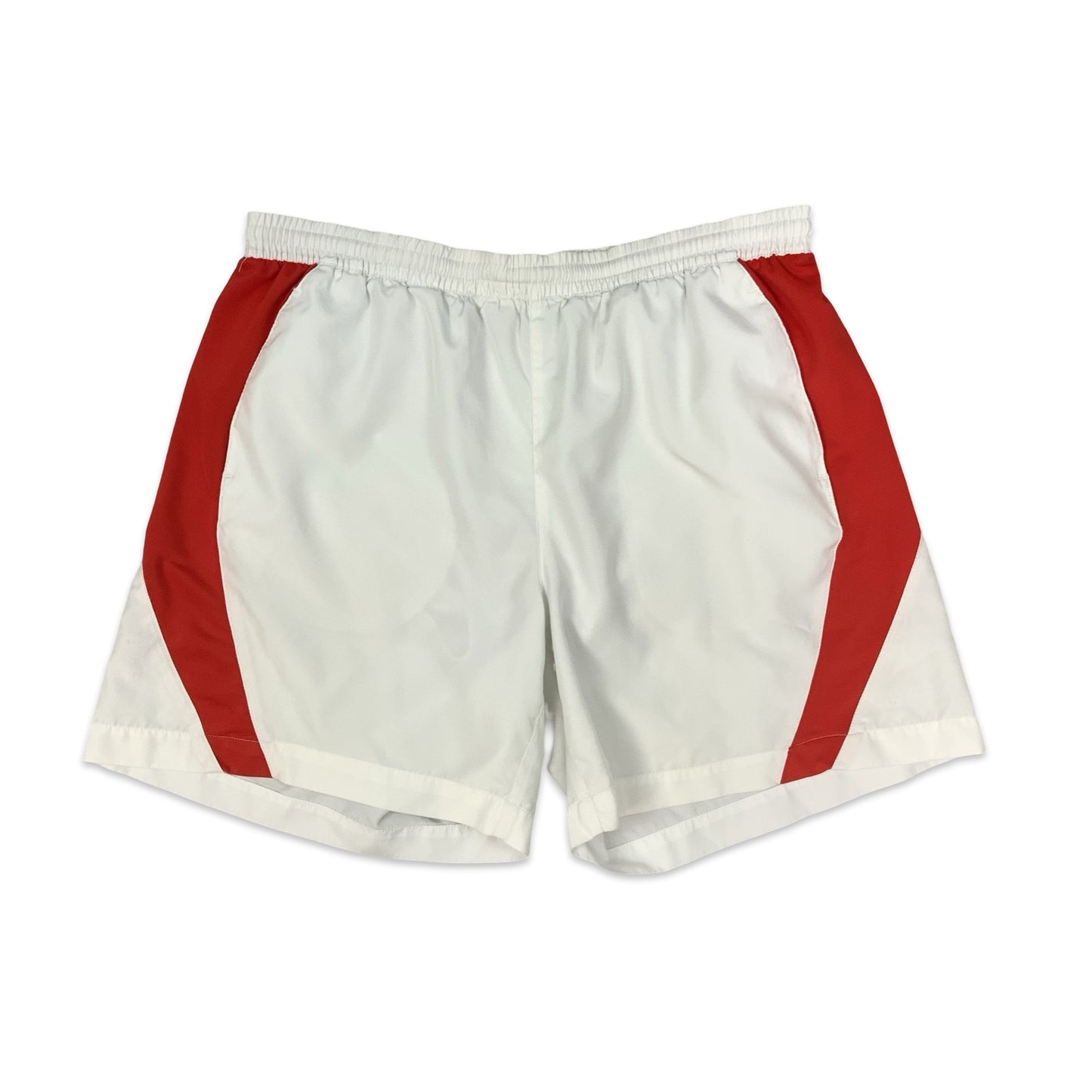 FILA White & Red Sport Shorts M L