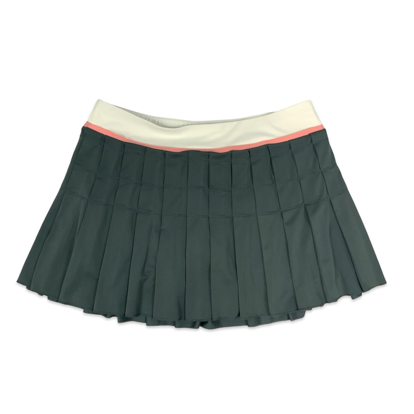 Nike Grey & White Pleated Mini Skirt 14 16 18