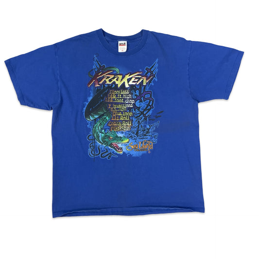 Anvil Sea World Orlando Merchandised Graphic Tee M L