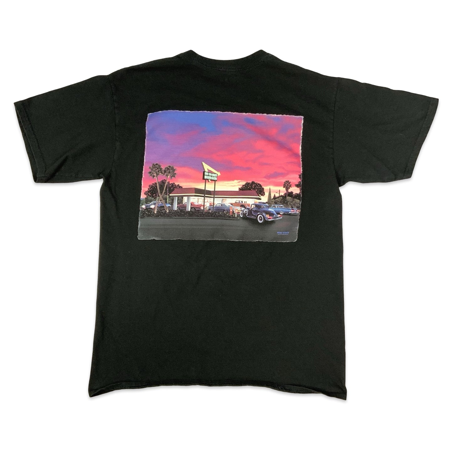 In-n-Out Black Graphic Tee S M