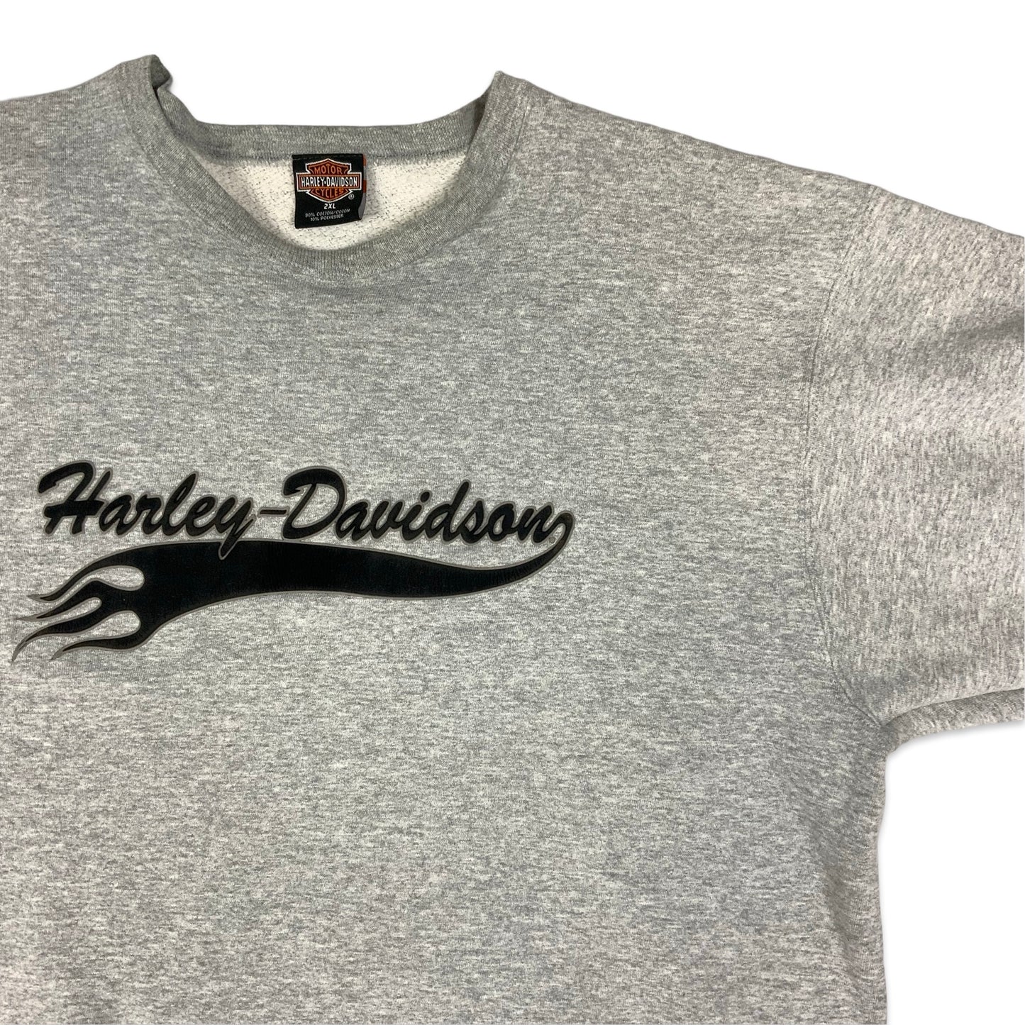 Vintage 90s 00s Harley Davidson Grey Sweatshirt XXL