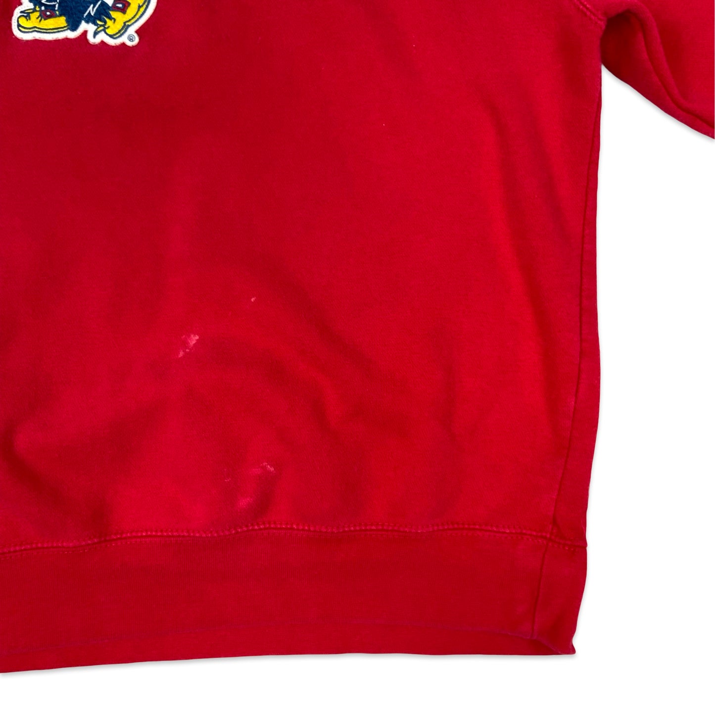 Kansas University Basketball Team Red Crew Neck Sweatshirt XL