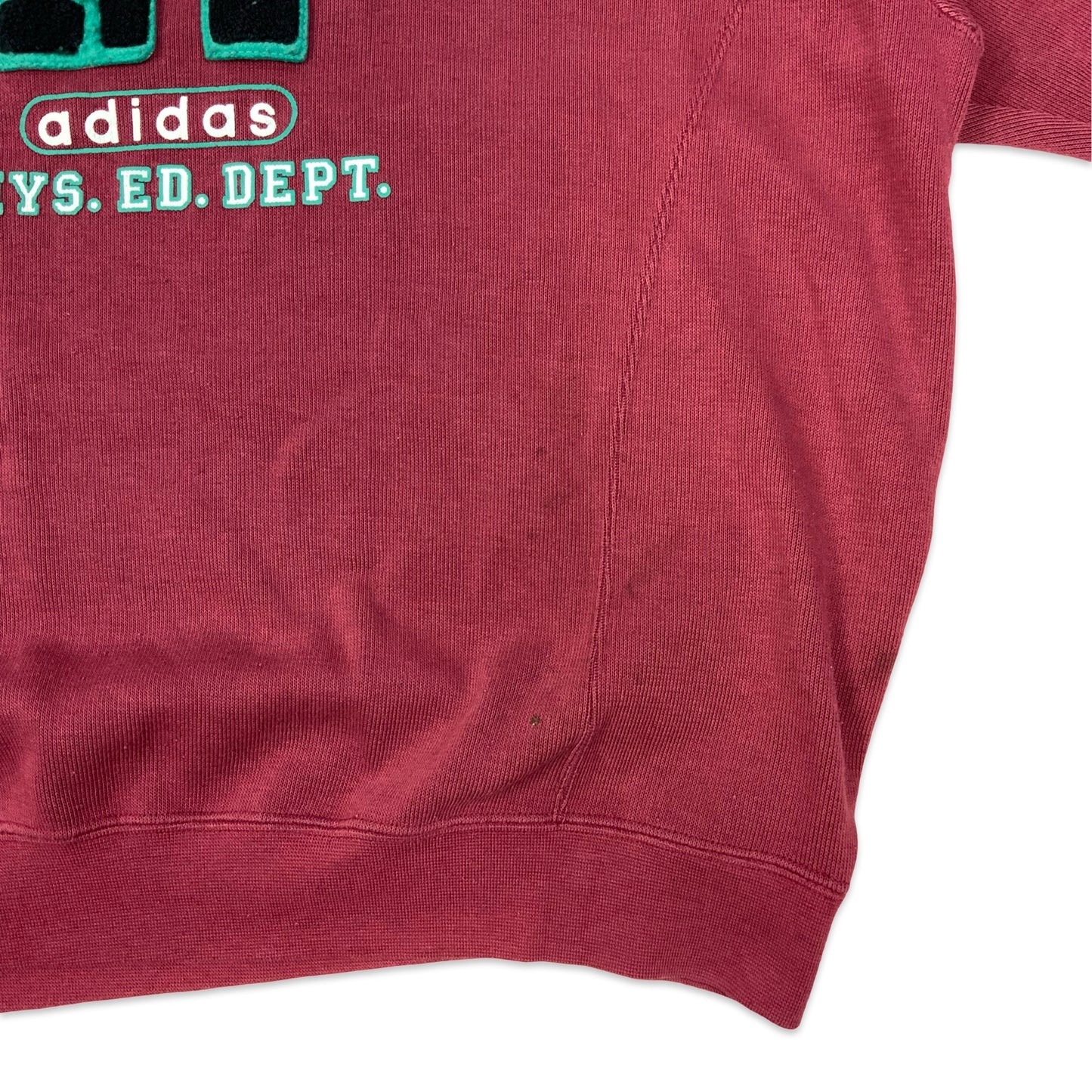 Vintage 80s / 90s Adidas "NY TRAINING" Red Sweatshirt L XL