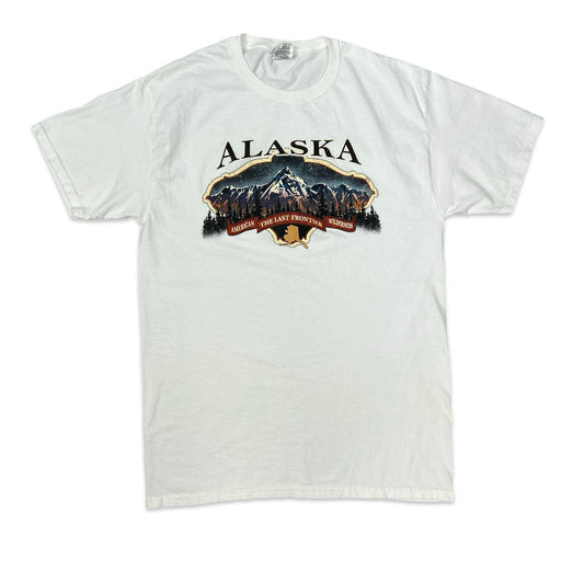 Fruit of the Loom "Alaska" White Graphic Tee M