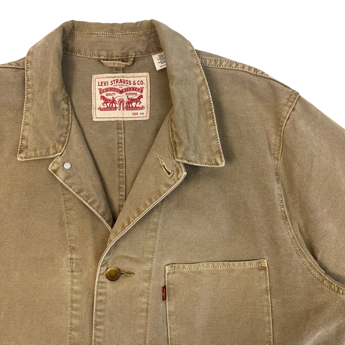 Levi's Brown Canvas Chore Jacket