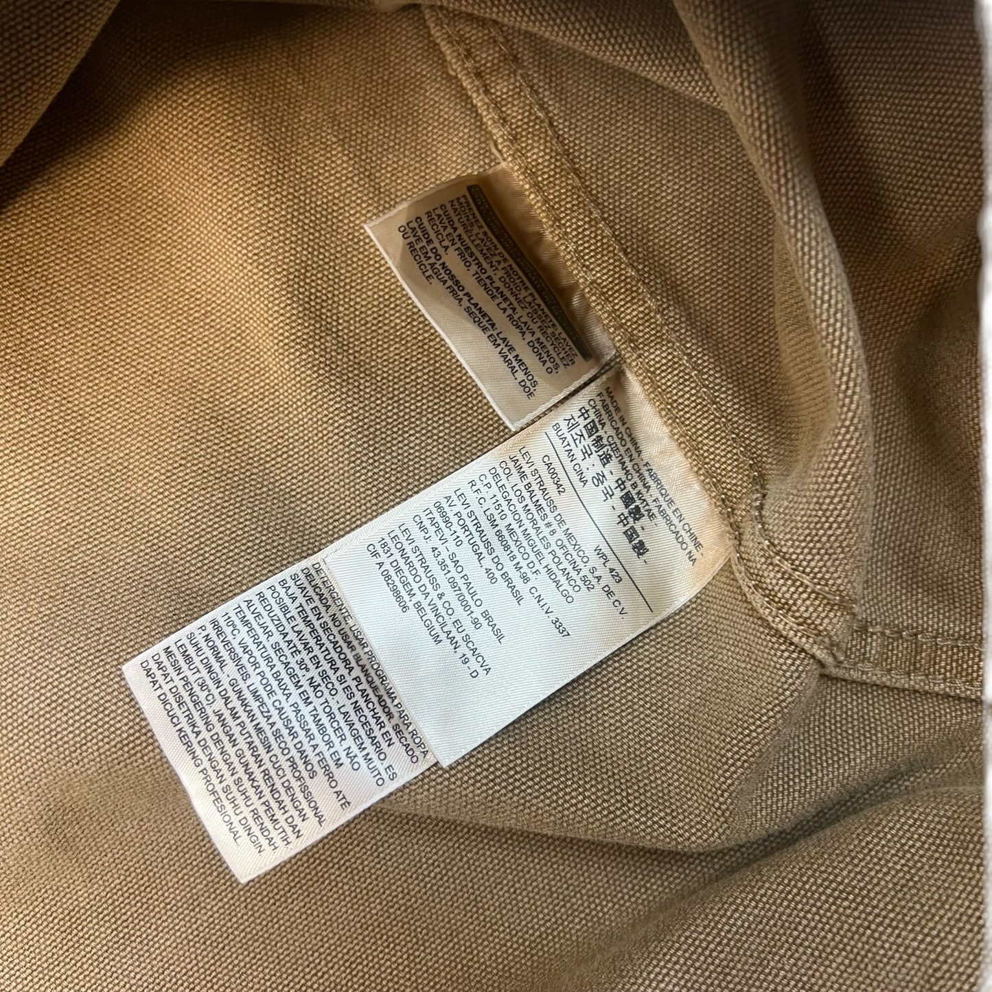 Levi's Brown Canvas Chore Jacket