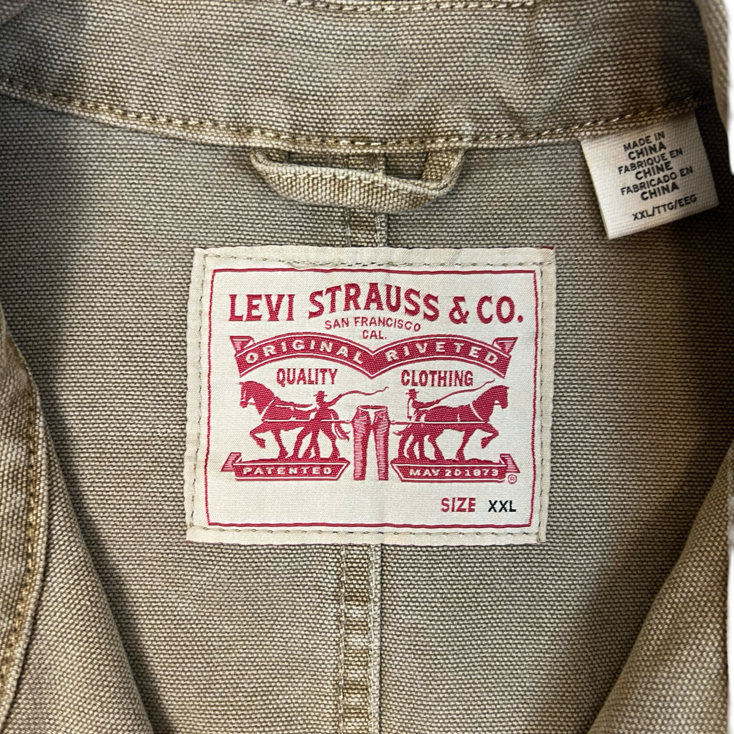 Levi's Brown Canvas Chore Jacket