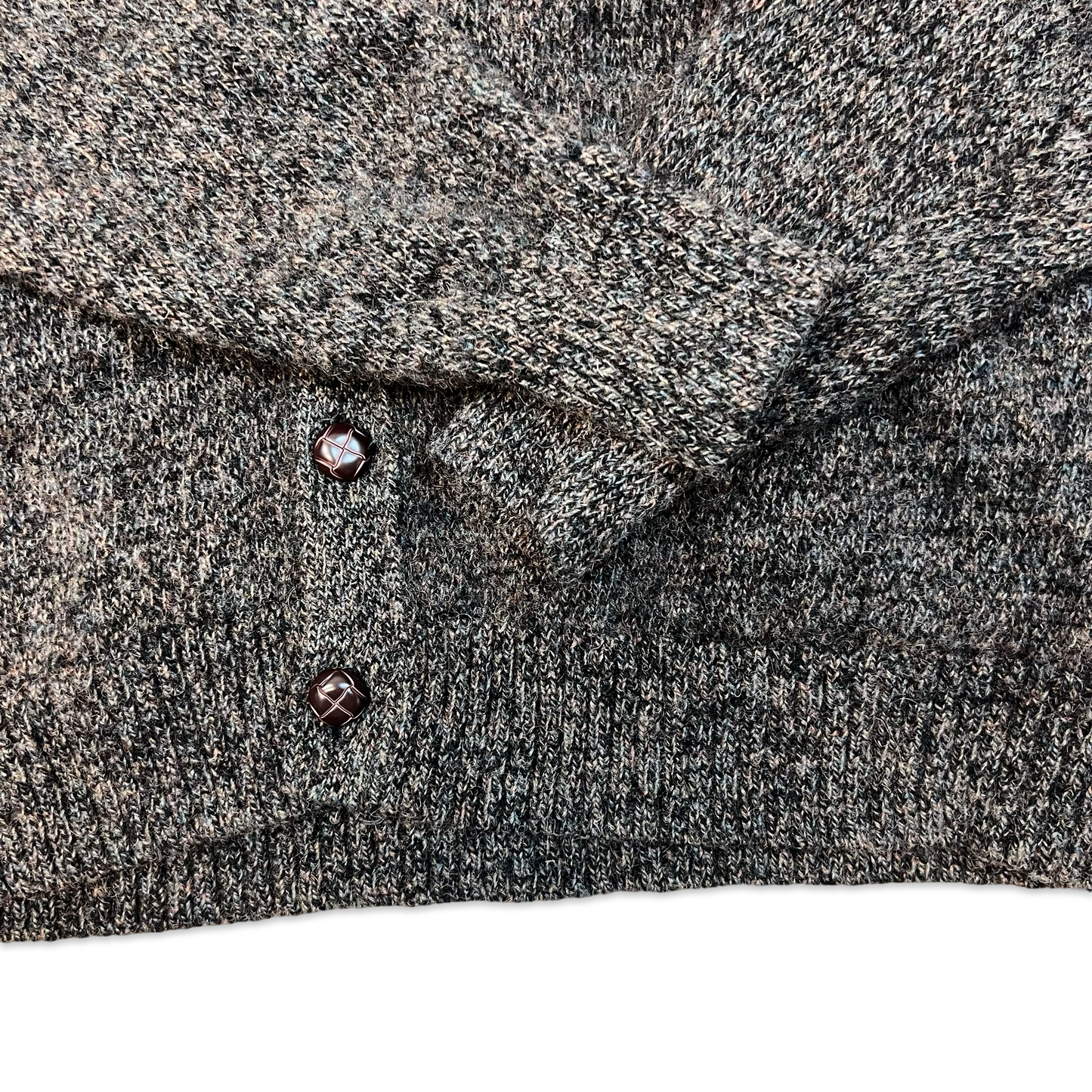 Pendleton Grey Wool Cardigan M