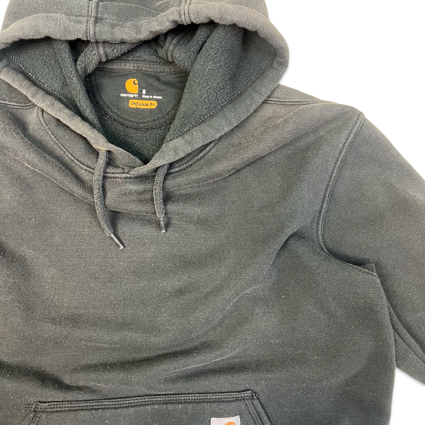 Carhartt Black Pullover Spell Out Hoodie M