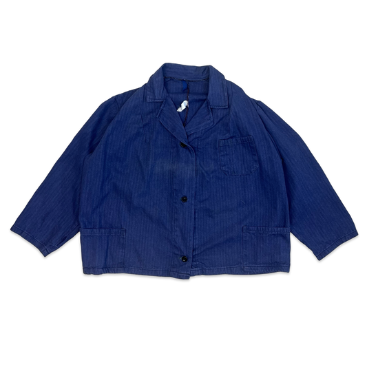 Vintage Blue Workers Jacket L