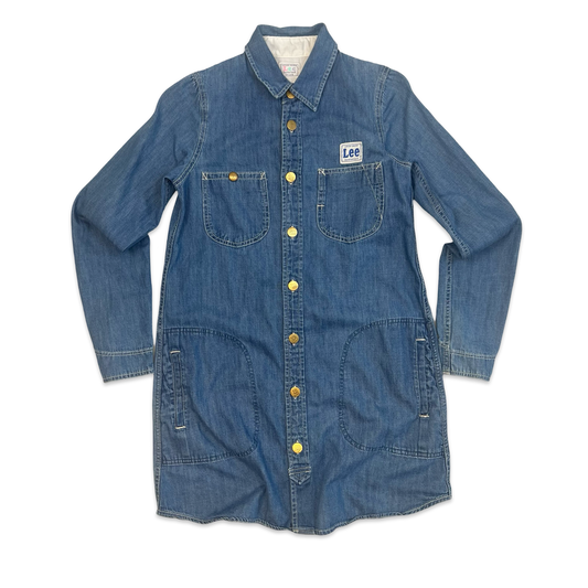 Lee Union Made Denim Shirt Midi Dress 6